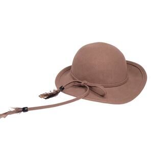 Alex Wilson Lancaster Women's Wool Felt Cloche Bowler Hat Church Derby